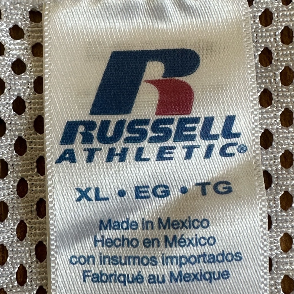 Russell Athletic #66 White, Purple & Gold Football Practice Jersey - Picture 6 of 7